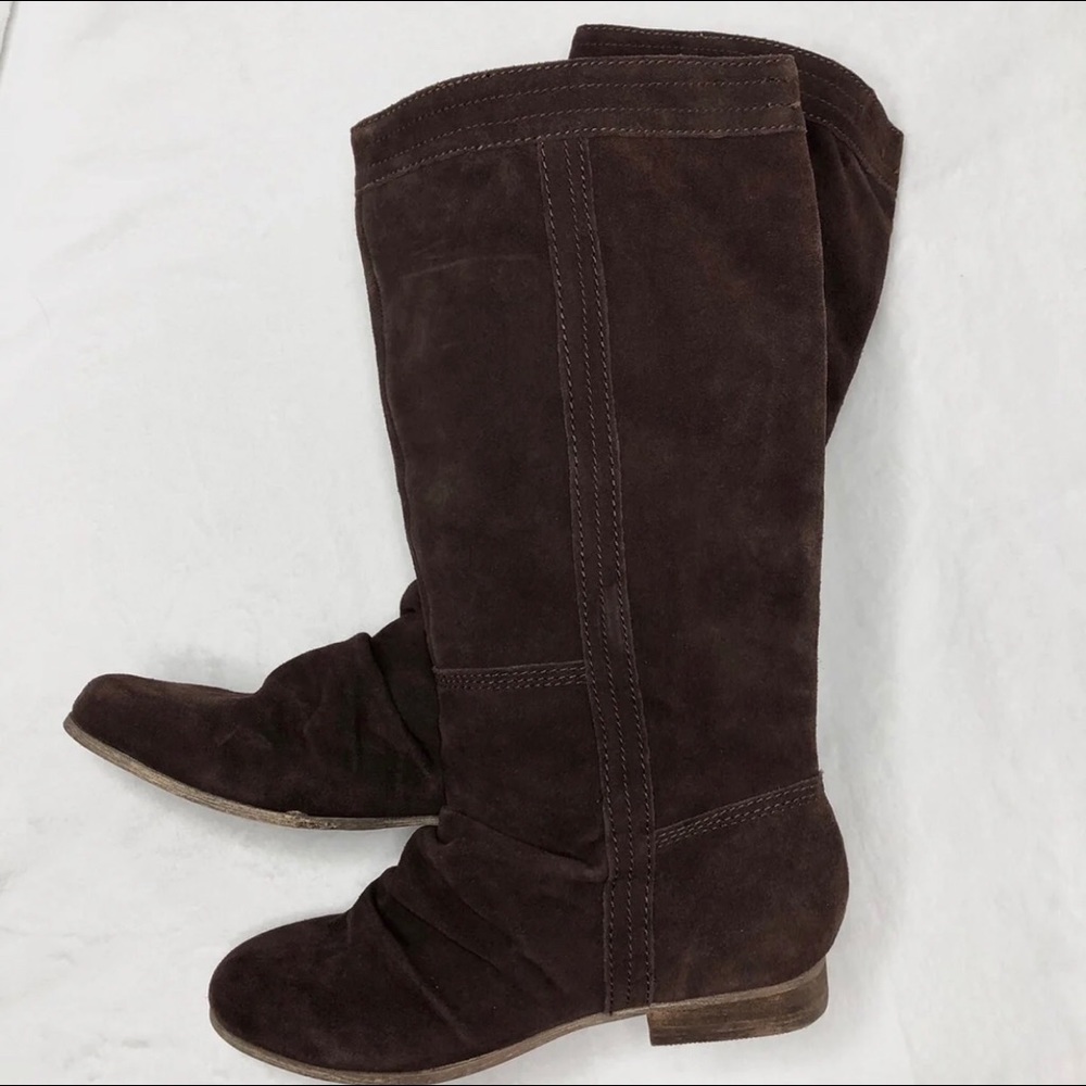 Brown Suede Boots